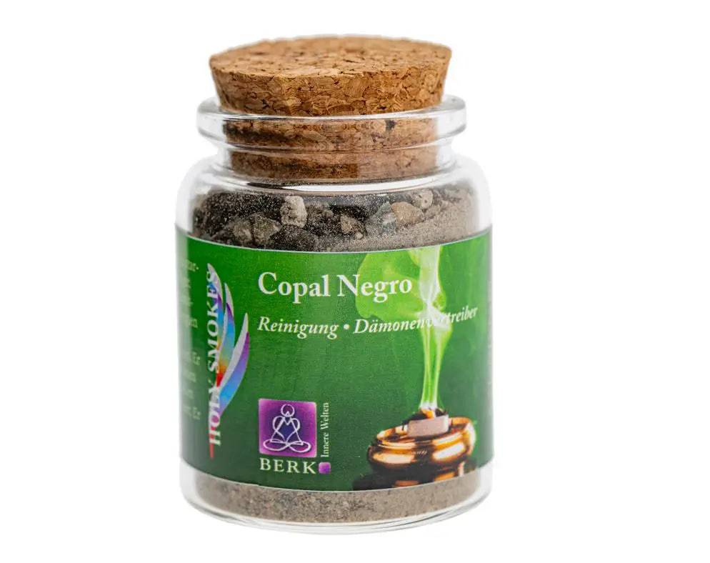 Copal Negro (Saumerio), im Glas Berk