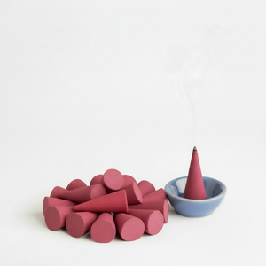 Pink Lotus Räucherkegel