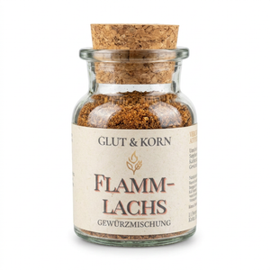 Flammlachs Gewürzmischung für Verfeinern von Fisch und BBQ, Ritualmanufaktur Glut & Korn