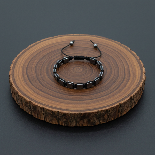 Hämatit Shamballa Armband Würfel