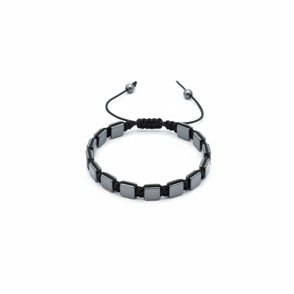 Hämatit Shamballa Armband Würfel