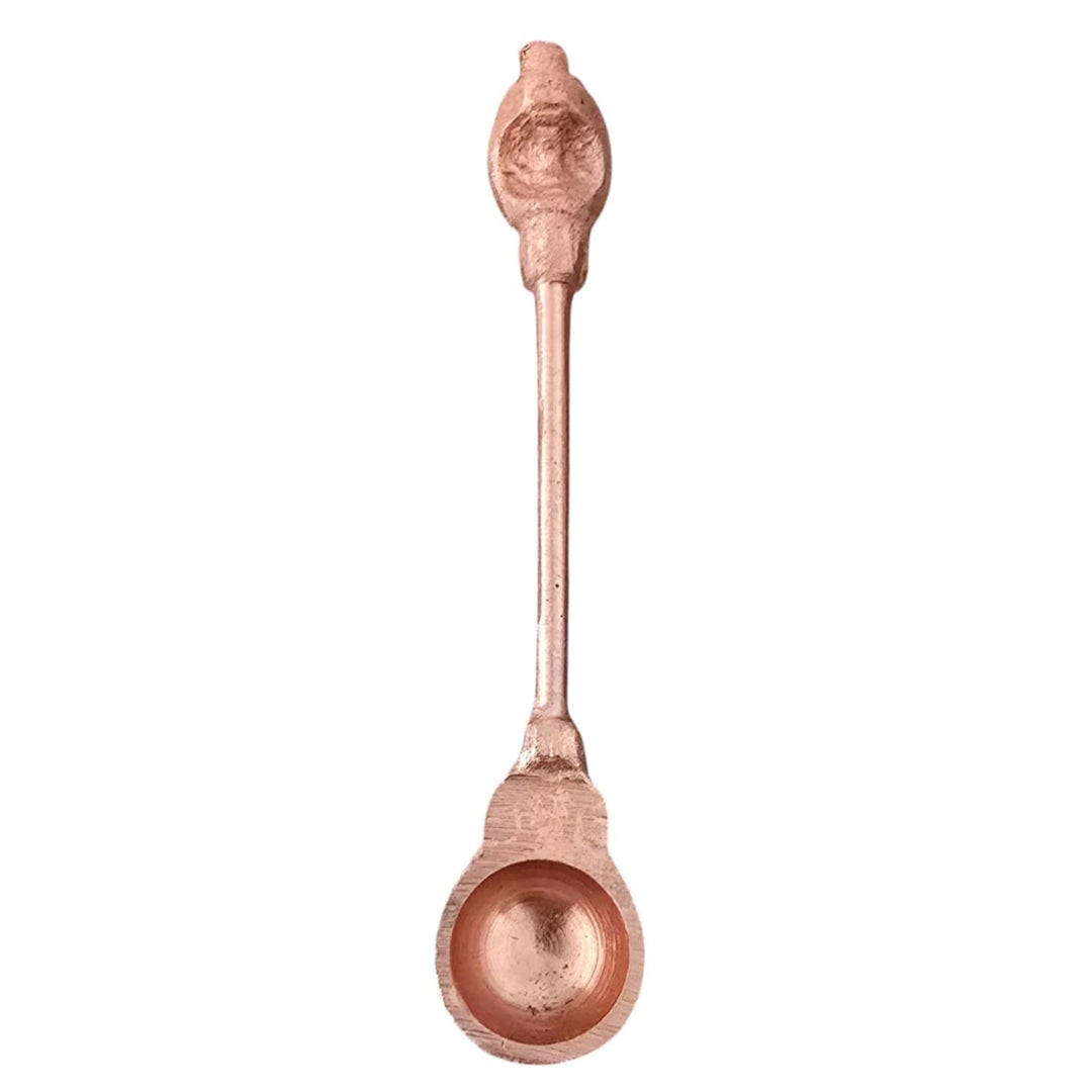 Copper spoon DHOOP for Agnihotra and incense mixtures