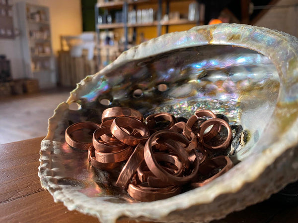 Kupferringe Handgefertig von Willy Schnell