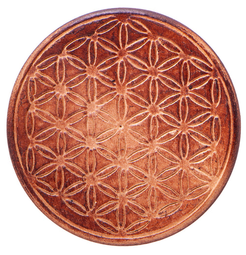 Gefäßuntersetzer aus Holz klein I Ritualmanufaktur