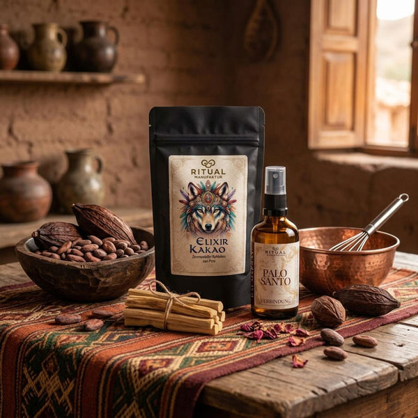 Kakao-Ritual Starter-Set – Elixir, Palo Santo & Spray