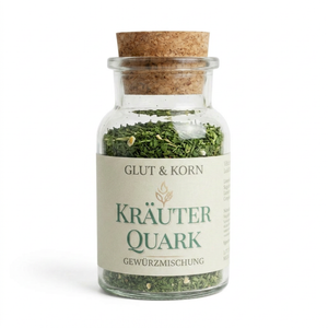 Kräuterquark Gewürzmischung zum Verfeinern von Quarks und Dip, frische Gewürzmischung, Ritualmanufaktur Glut & Korn