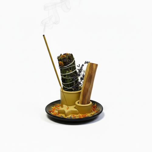 Palo Santo, Räucherbündel und Stäbchen Halter I Ritualmanufaktur