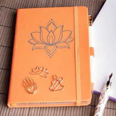 Schreibbuch Lotus in orange Berk