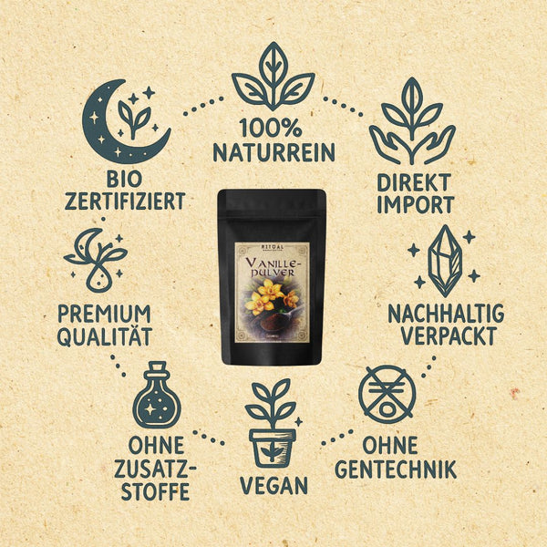 Kristall Vanillepulver bio