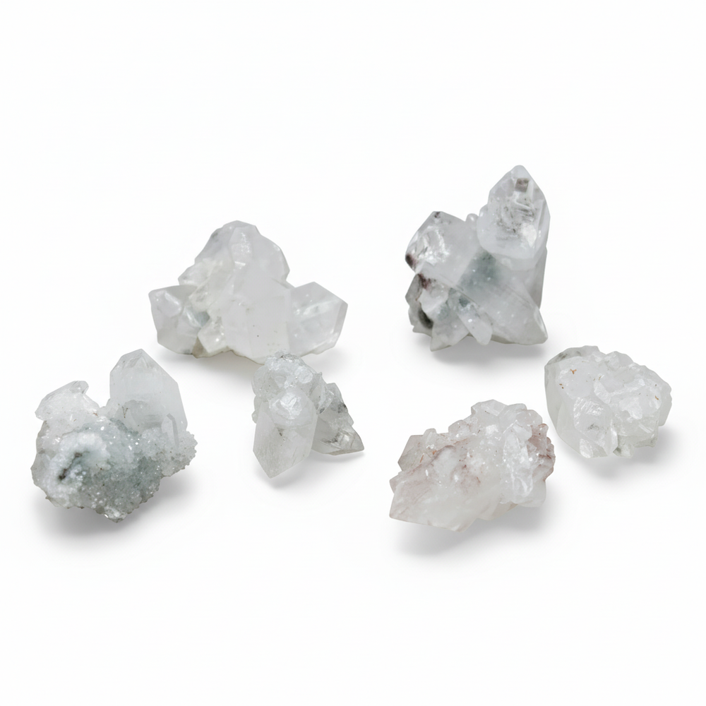 Weißer Apophyllit roh