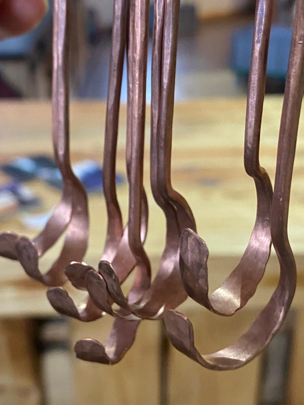 Zungenschaber aus Kupfer