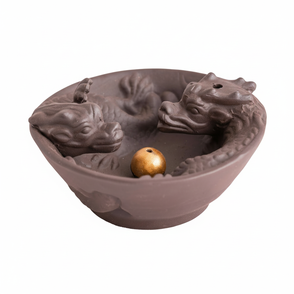 Backflow Kegelhalter Drache aus Ton I Ritualmanufaktur