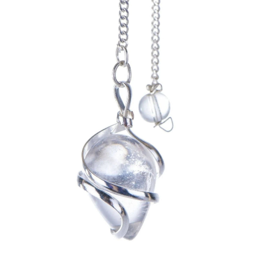 Bergkristall Spiral - Pendel Lebensenergie - Ritualmanufaktur.de