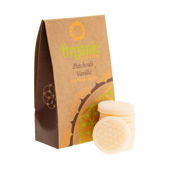 Patchouli und Vanille Wachstaler I Blume des Lebens - Ritualmanufaktur.de