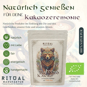 Vorteile Bio Zeremonie Kakao BeWild Rohkakao aus Costa Rica Bruch 500g - Ritualmanufaktur.de
