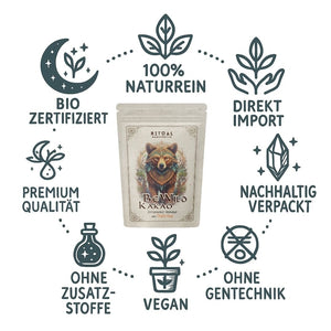 Bio und fair: Bio Zeremonie Kakao BeWild Rohkakao aus Costa Rica Bruch 500g - Ritualmanufaktur.de
