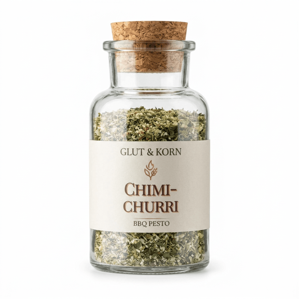 Chimichurri Gewürzmischung, optimal als BBQ Pesto zum Anmsichen mit Öl, perfekt für Fleisch, Gemüse und Alternativen, 130g, Ritualmanufaktur, Glut & Korn