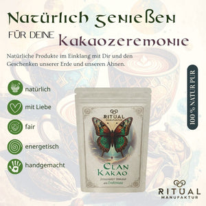 CLAN Bio Zeremonie - Kakao Rohkakao aus Guatemala - Ritualmanufaktur.de