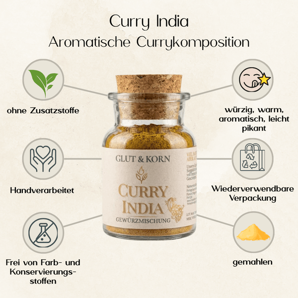 Vorteile von Curry India, für Currys und herzhafte Speisen Ritualmanufaktur.de