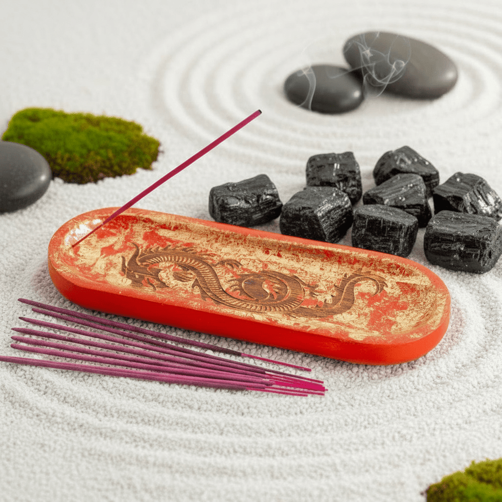 Drachenhüter Räucherstäbchenhalter - Ritualmanufaktur.de