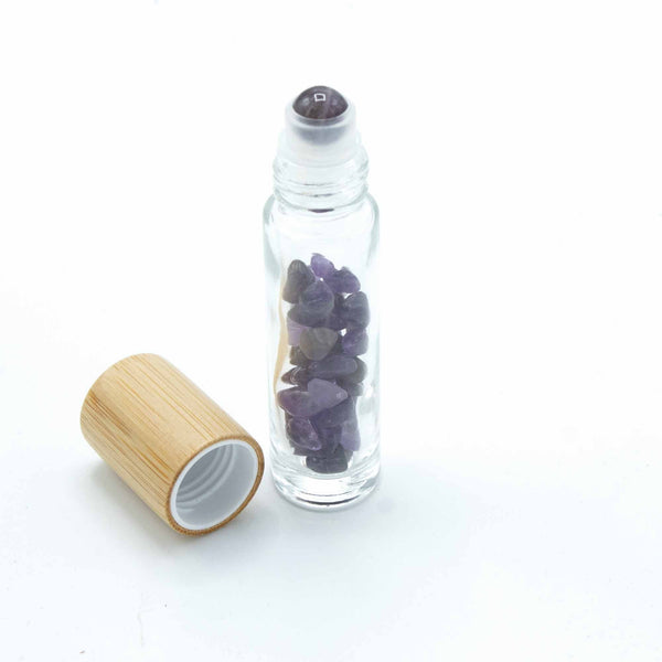 Edelstein Roll - On Glasflasche - Ritualmanufaktur.de