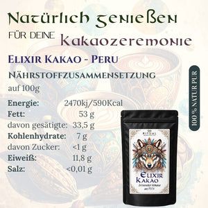 Elixir Zeremonie-Kakao aus Peru - Ritualmanufaktur.de