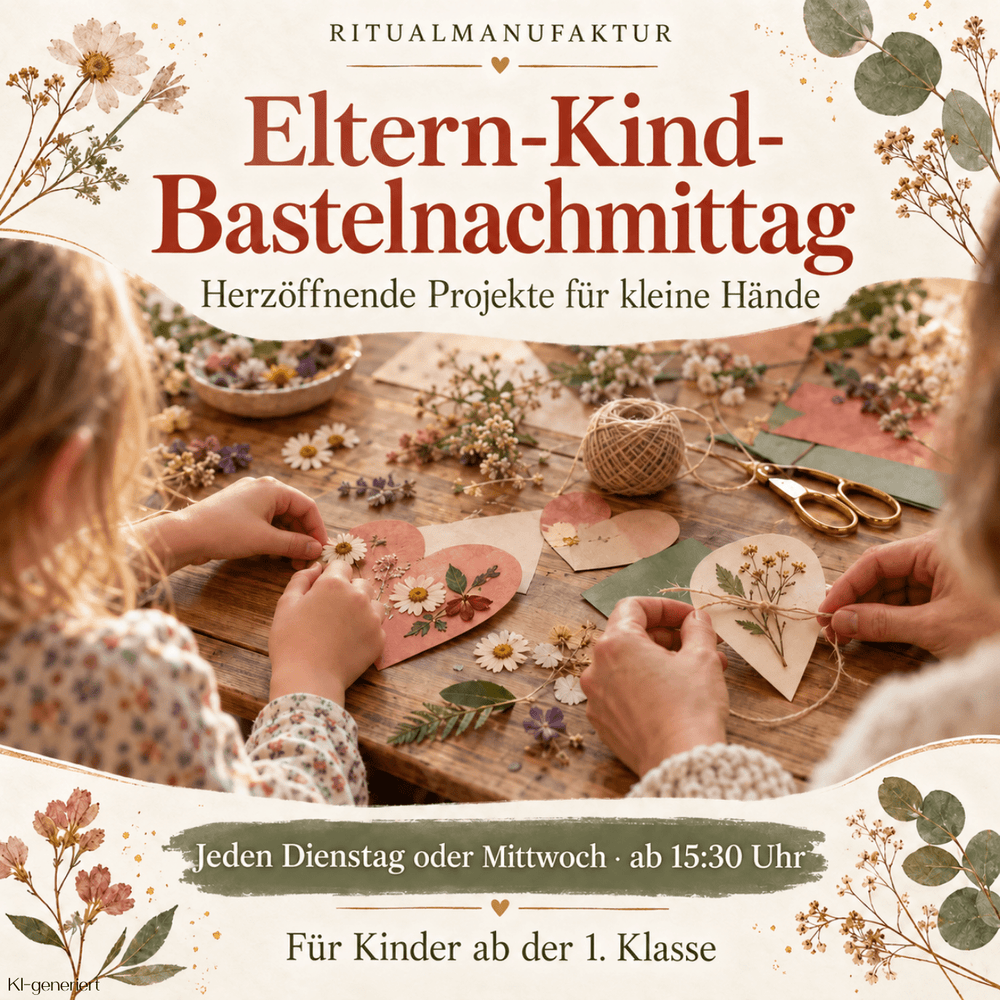 Eltern-Kind Bastelnachmittag - Ritualmanufaktur.de