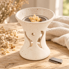 Flamme Räucherstövchen mit Sieb - Ritualmanufaktur.de