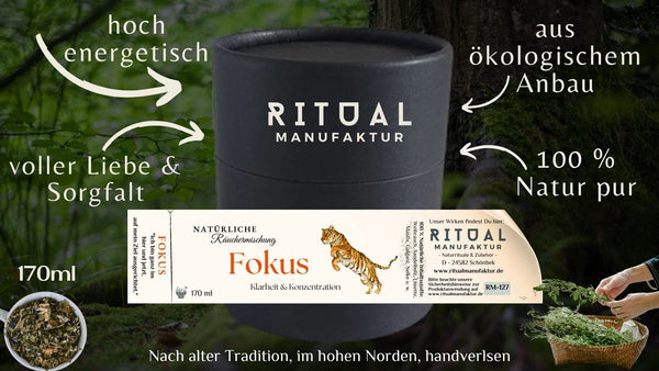 Fokus Räuchermischung - Ritualmanufaktur.de