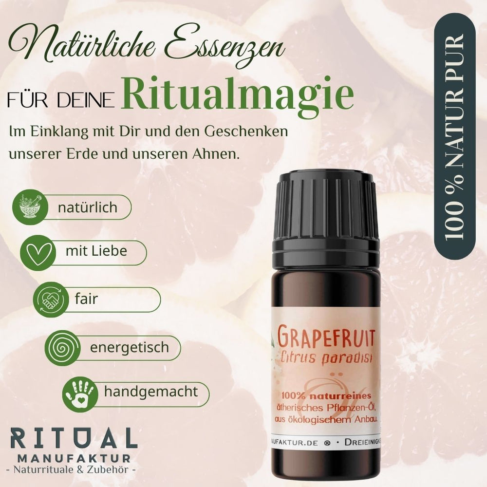 Ätherisches Öl Grapefruit 10 ml für Aromatherapie Ritualmanufaktur