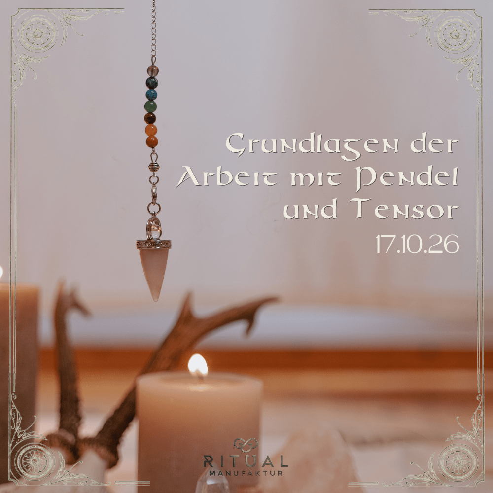 Grundlagen der Arbeit mit Pendel und Tensoren, Workshop mit Eric Urs Barth, Ritualmanufaktur