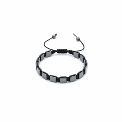 Hämatit Shamballa Armband Würfel - Ritualmanufaktur.de