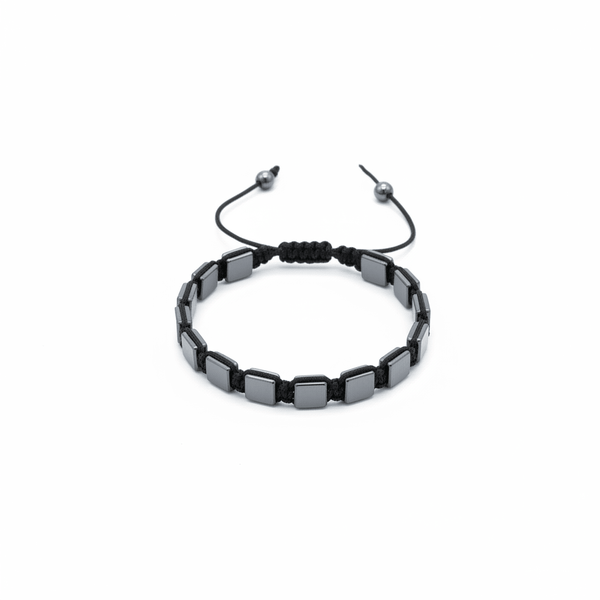 Hämatit Shamballa Armband Würfel - Ritualmanufaktur.de
