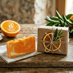 Happy Vibe Seife Orange und Olivenöl - Ritualmanufaktur.de
