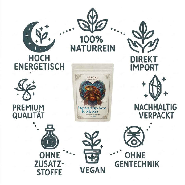 HeartSpace Zeremonie - Kakao Rohkakao aus Tabanan auf Bali - Ritualmanufaktur.de