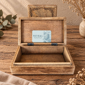 Blume des Lebens Holzbox