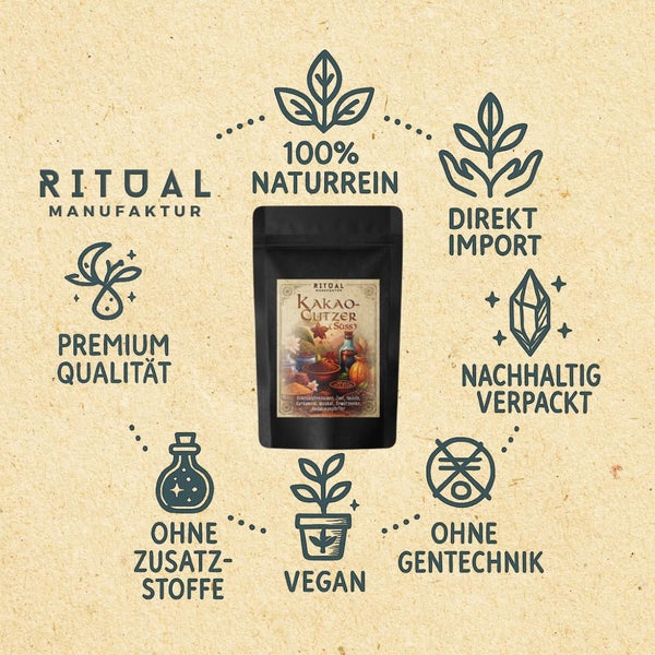 Kakao Glitzer Gewürzmischung süß - Ritualmanufaktur.de