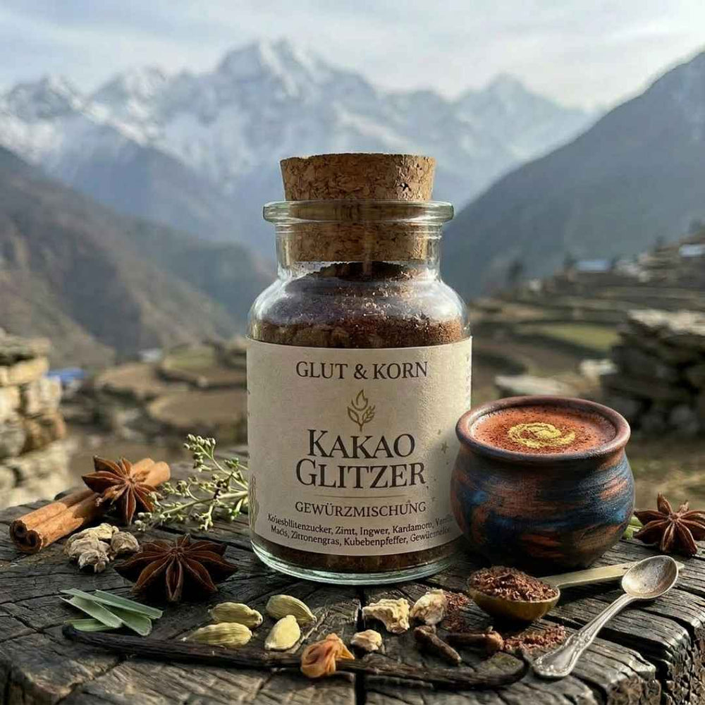 Kakao Glitzer Gewürzmischung süß - Ritualmanufaktur.de