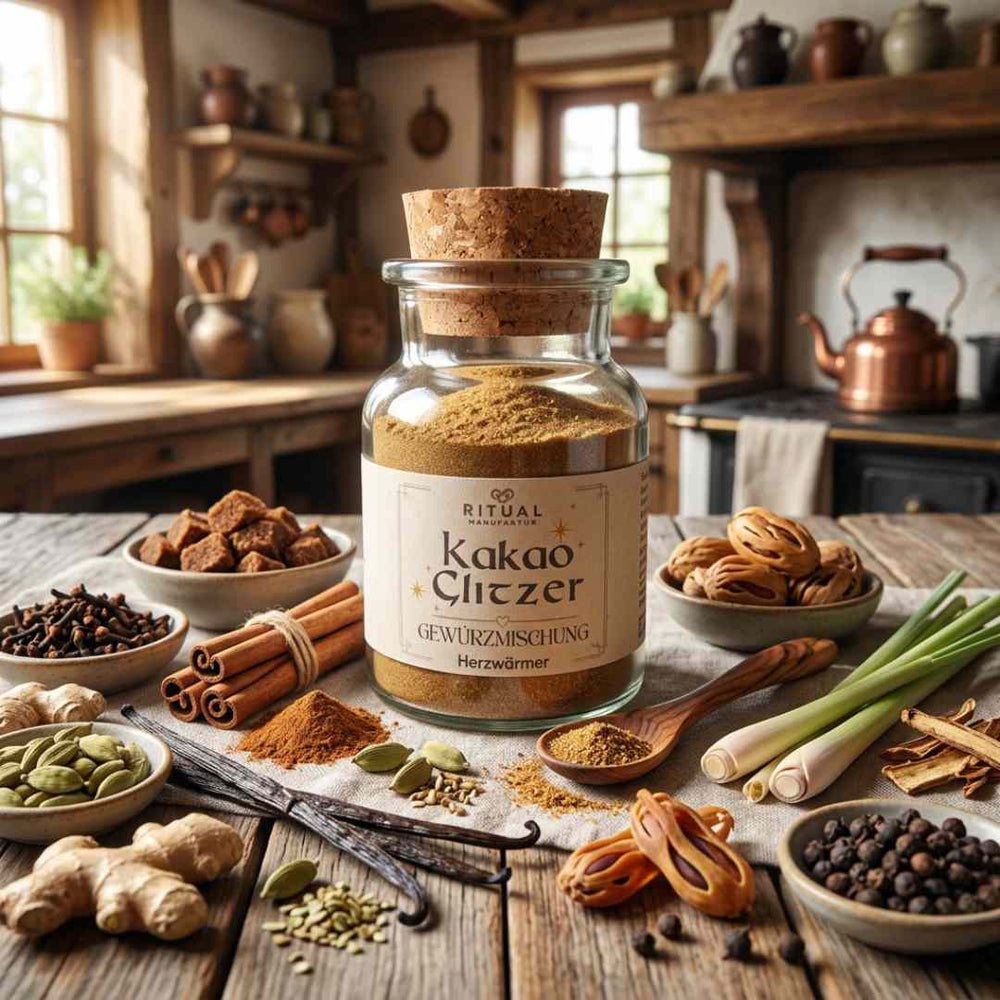 Kakao Glitzer Gewürzmischung süß - Ritualmanufaktur.de
