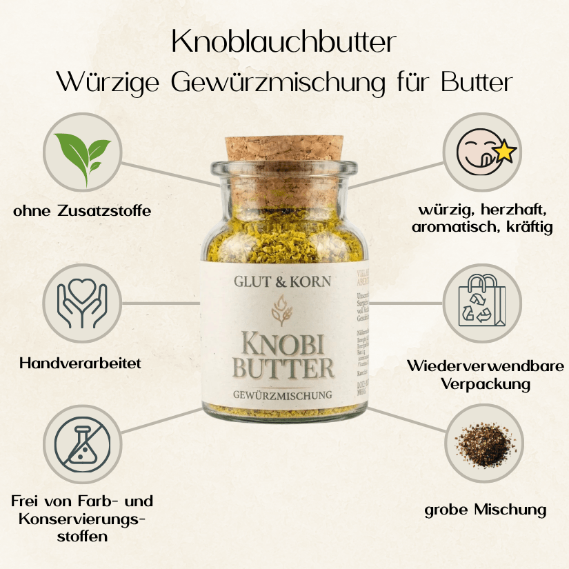 Knoblauchbutter Gewürzmischung - Ritualmanufaktur.de