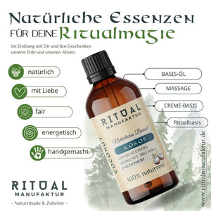 Kokosnuss - Öl fraktioniert - Ritualmanufaktur.de