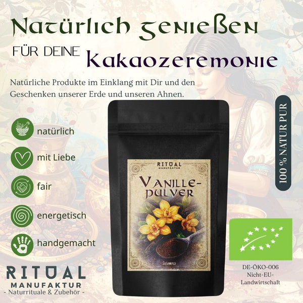 Kristall Vanillepulver bio - Ritualmanufaktur.de