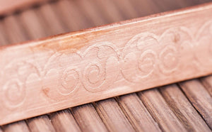 Kupferzange zum Räuchern mit Gravur - Ritualmanufaktur.de