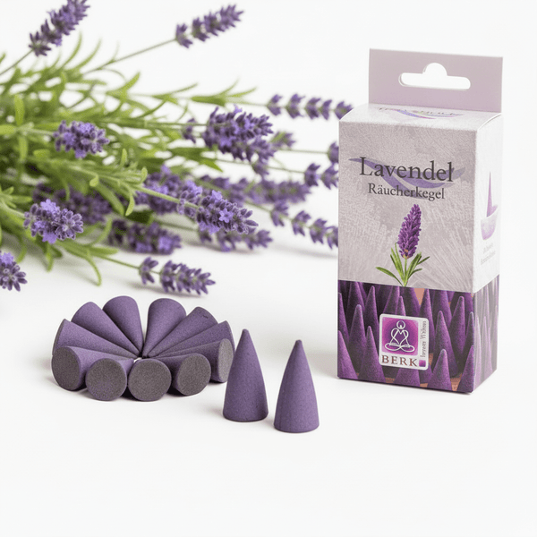 Lavendel Räucherkegel - Ritualmanufaktur.de