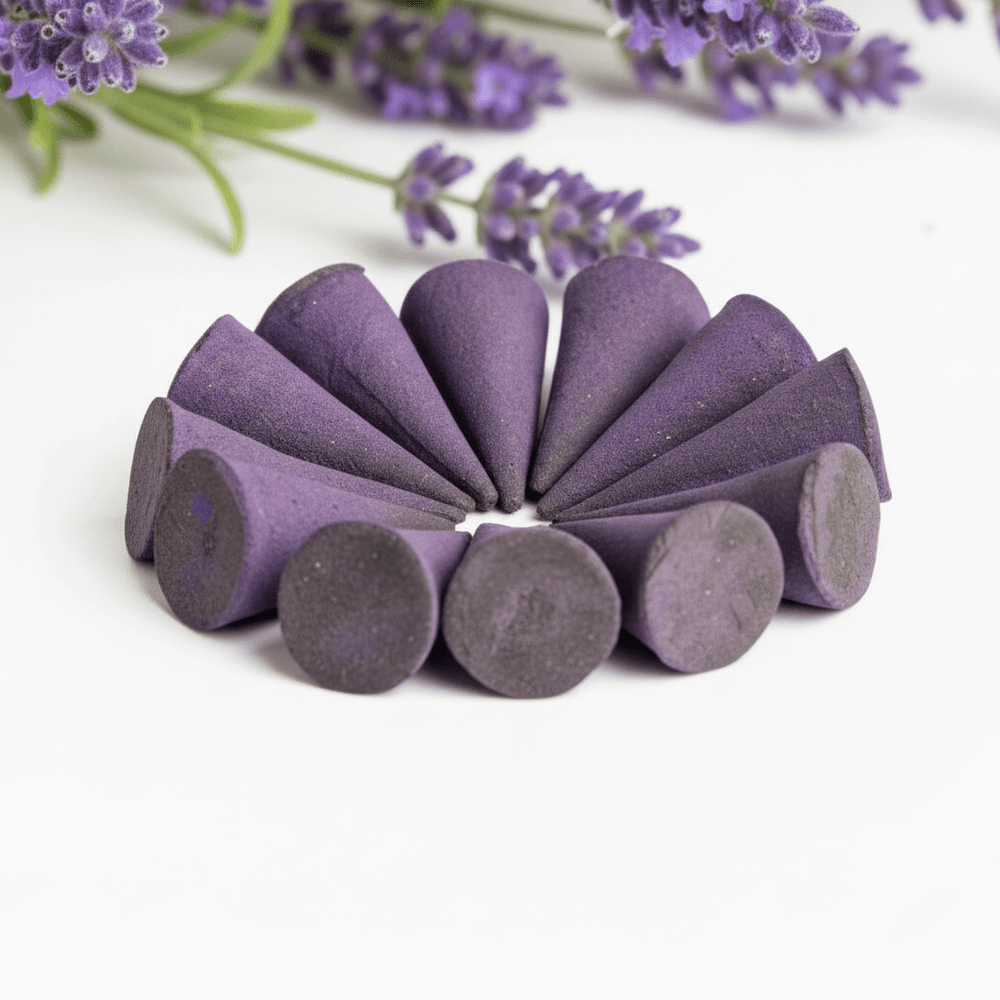 Lavendel Räucherkegel - Ritualmanufaktur.de