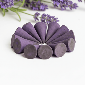 Lavendel Räucherkegel - Ritualmanufaktur.de