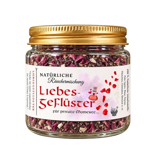 Liebesgeflüster Räuchermischung - Ritualmanufaktur.de
