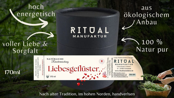 Liebesgeflüster Räuchermischung - Ritualmanufaktur.de