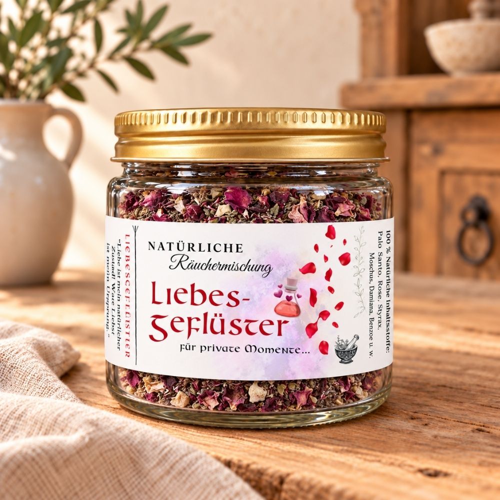 Liebesgeflüster Räuchermischung - Ritualmanufaktur.de