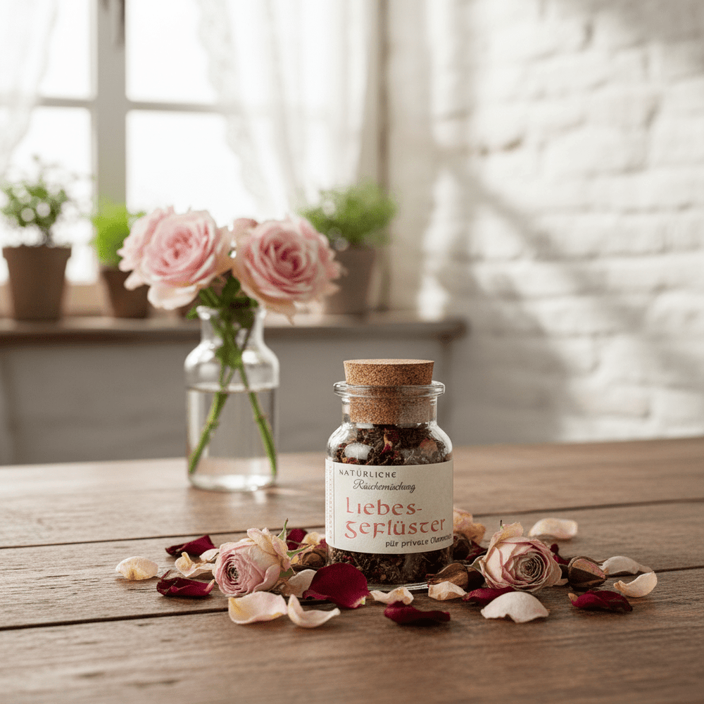 Liebesgeflüster Räuchermischung - Ritualmanufaktur.de
